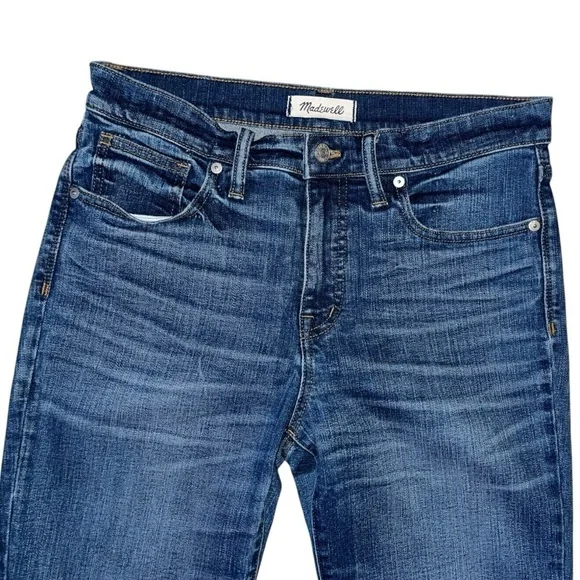 Madewell 9" High-Riser Skinny Skinny Crop Jeans in Bruce Wash Size 29 - Picture 7 of 12